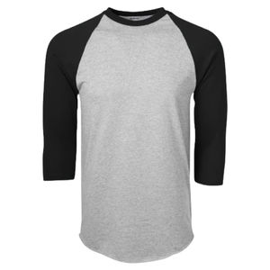 Contraste Couleur Coton Viscose Raglan Extra Long Multi Couleur Oem Tailles En Gros Pas Cher Style Décontracté Unisexe T-shirt,. - Product Image 6