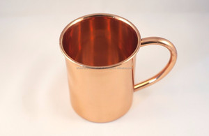 Venta al por mayor de alto diseño moderno de acero inoxidable personalizado Metal cobre cerveza Moscú mula taza de cobre respetuoso con el medio ambiente café en la escuela - Product Image 3