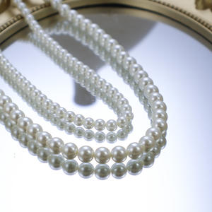 Collar de Perlas de Imitación de 4mm, 6mm, 8mm, 10mm, Cadena de Acero Inoxidable para Clavícula, Joyería Femenina al por Mayor - Product Image 4