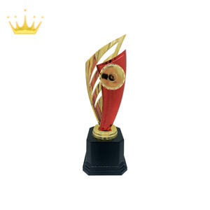 Trofeos Escolares Circulares Rojos y Dorados Exclusivos, Ecológicos, Personalizados, de Plástico, para Concursos, Eventos, Modelos, Premios Deportivos - Product Image 1