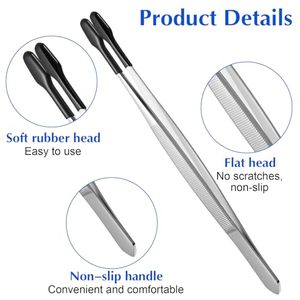 Pinzas ligeras y antiestáticas diseñadas para proteger sellos delicados de daños durante la recolección y exhibición - Product Image 4