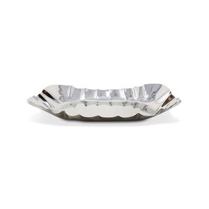 Stainless steel serving <b>tray</b> with premium handcrafted finish for elegant home dining parties and <b>kitchen</b> displays - Product Image 3