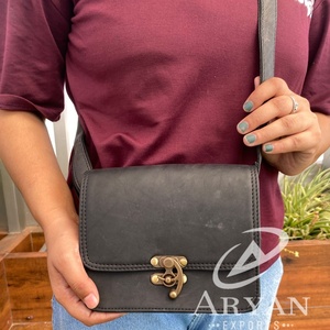 ¡Novedad de 2024! Bolsos de hombro de cuero genuino de alta calidad de tamaño pequeño, bolsos cruzados de diseñador de lujo a la moda para mujer - Product Image 1