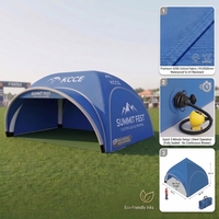 Tente gonflable personnalisée pour événements, imperméable, hermétique, auvent publicitaire, grande tente dôme extérieure pour salon professionnel et fête