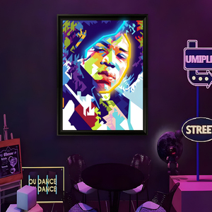 Cuadro de Arte Abstracto LED Neón Personalizado con Intensidad Regulable, Decoración de Pared con Marco, Obra de Arte Acrílica, Luces LED para Dormitorio, Decoración del Hogar - Product Image 6