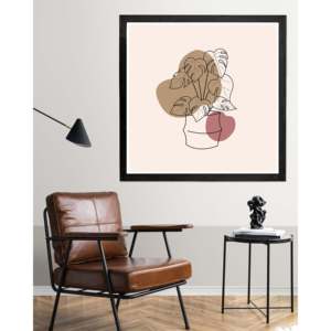 Modern 100 X 100cm Wood Decor Black <b>Poster</b> Frame - Product Image 2