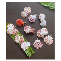 Pinces à cheveux en coquillages, fourniture en gros, fabrication artisanale au Vietnam, accessoires en coquillages naturels pour les marques de mode et de vêtements de plage en gros