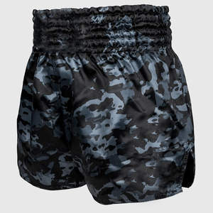 Shorts de Muay Thai en satin de qualité supérieure, fabrication sur mesure, vente en gros, fabricant de shorts de boxe thaïlandaise, service OEM avec expédition en vrac dans le monde entier. - Product Image 5