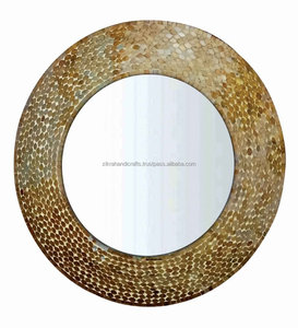 <b>Black</b> Color <b>Mirror</b> With Painted Finishing Modern Home Decoration For Living Room Wall Decor <b>Metal</b> Wall Full Mounted <b>Mirrors</b> - Product Image 5