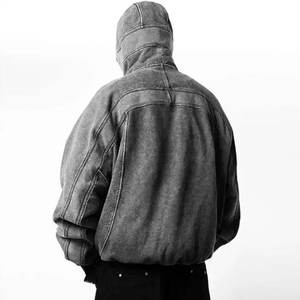 Sweats à capuche zippés pour hommes Design professionnel avec impression de logo personnalisé Matériau de qualité fine pour une utilisation hivernale - Product Image 4