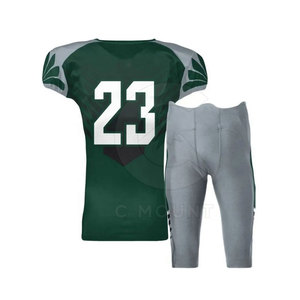 Uniforme de football américain sur mesure en polyester 100% Concevez votre propre uniforme de football américain - Product Image 2