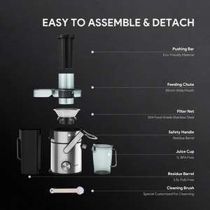 Máy ép trái cây thông minh thương mại DB002, máy ép rau củ bằng thép không gỉ, máy xay sinh tố trái cây - Product Image 6