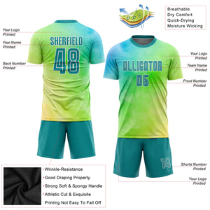 Vêtements de sport de haute qualité uniformes de football maillot de football en polyester et ensemble court uniformes de football d'équipe personnalisés - Product Image 4