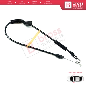 Câble Bowden de verrouillage de porte intérieure BDP39 pour portes avant Passat B5 B5.5 1996-2005 Superb B5 3U 2001-2008 3U0837085 - Product Image 3