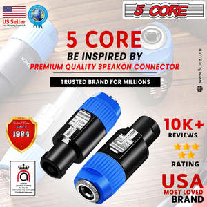 Adaptateur Speakon 5 Broches de Haute Qualité, Connecteur Audio Mâle pour Haut-Parleur - Product Image 6