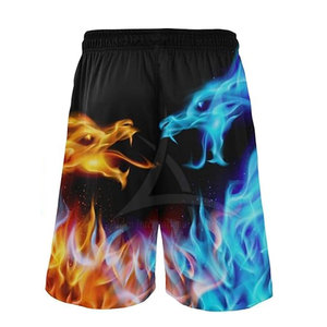 Conjuntos de uniformes de baloncesto por sublimación ligera, uniforme de baloncesto personalizable de manga corta transpirable de talla grande para hombres - Product Image 6