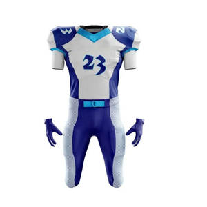 ชุดเครื่องแบบเสื้อเจอร์ซีย์กางเกงขาสั้นและเสื้อฟุตบอลอเมริกันทูโทนดีไซน์ใหม่ - Product Image 1