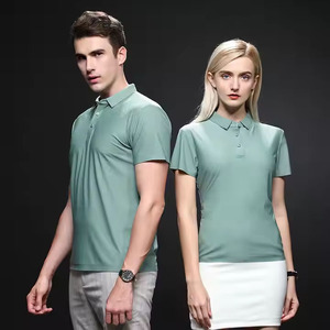 เสื้อยืดกอล์ฟปักโลโก้ตามสั่งของเวียดนามเสื้อโปโลทีมหญิงสำหรับโฆษณากลางแจ้งแบบถักลายพื้น - Product Image 2