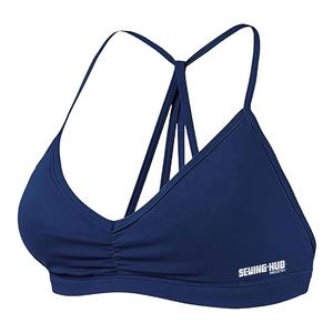 Nouveauté Soutien-gorge de sport respirant et rembourré sans fil à séchage rapide pour femmes OEM à impact élevé grande taille avec bretelles réglables - Product Image 1