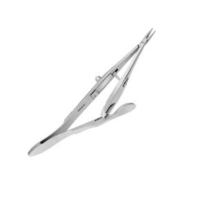 Porte-aiguilles manuel droit Kalt, chirurgical, 14 cm, acier inoxydable, haute qualité, certifié CE, instrument précis pour la suture médicale - Product Image 4