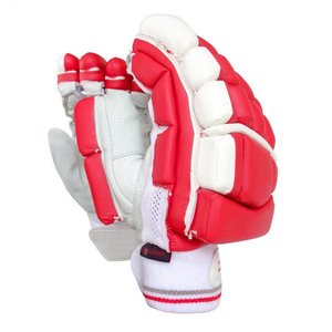 SportsGear New Design Plain Solid Color <b>Cricket</b> Batting Gloves Customized Logo Printing Made of Leather - Product Image 2