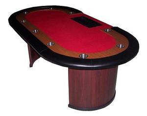 Mesa de póker plegable de patrón redondo de lujo moderno Mesa de madera de venta de casino personalizable de la mejor calidad para juegos de azar Mahjong - Product Image 1