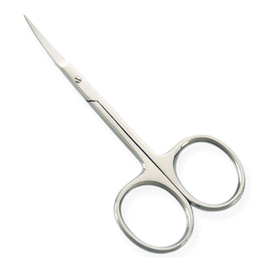 Tijeras para uñas para cutículas extra puntiagudas, Tijera para uñas de acero inoxidable, hoja curva recta, logotipo personalizado, belleza de plástico afilada - Product Image 4