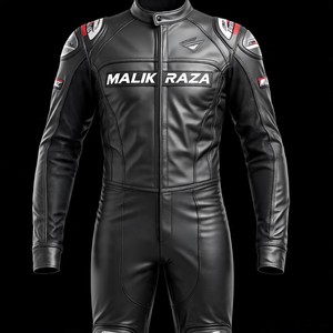 Traje de moto de piel de vaca de 1,3mm directo de fábrica precio al por mayor logotipo personalizado bordado entrega rápida ropa de seguridad - Product Image 5
