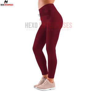 กางเกงโยคะฟิตเนสของผู้หญิงเลกกิ้งไร้รอยต่อเอวสูงสำหรับสวมใส่สบายๆ - Product Image 4