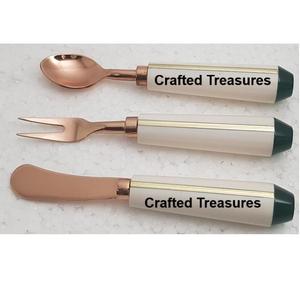 Juego de queso de alta calidad, superventas, juego de cuchillos de queso de calidad premium hechos a mano personalizados con mango de resina, utensilios de cocina - Product Image 6