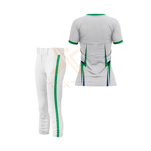 Vêtements de sport respirants pour femmes, uniforme de softball, écologiques, haute qualité, couleurs personnalisées, service OEM, nouveau design - Product Image 3