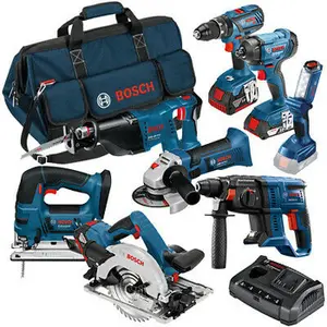 ALL NEW AUTHENTIC BosChs_20V 6.0-Ah Li ion Cordless 15-Pieces Combo Kit Power Tools