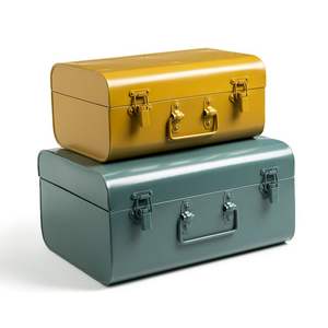 Caja de Almacenamiento Plegable Moderna y Personalizable para Pequeños Accesorios y Joyas, Producto Hecho a Mano de Hierro, Acero y Aluminio - Product Image 5