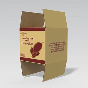 Custom Printed Eco-Friendly Food Grade Recycled <b>Materials</b> Bulk Wholesale OEM Corrugated Cardboard Rice <b>Packaging</b> Box - Product Image 4