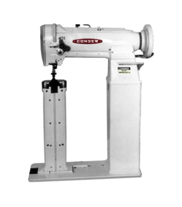 Machine à coudre industrielle Consew389RB-HP-1 à double aiguille, point noué, avec pied entraîneur et colonne extra-haute - Product Image 1
