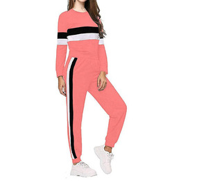 Nuevo y elegante chándal con logotipo personalizado para mujer, Tops cortos, sudaderas con capucha y chándal para correr, conjunto de 2 piezas, traje para correr de lana de algodón para mujer - Product Image 5