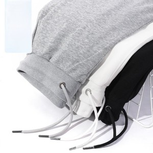 Pantalons de survêtement décontractés pour hommes, coupe slim, taille élastique, doublure en polaire, pantalons de sport chauds, noir, blanc, gris - Taille plus, pantalons de survêtement pour enfants - Product Image 2