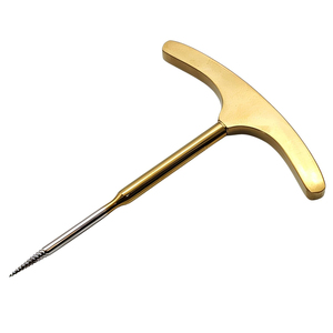 Élévateur à vis pour extraction dentaire des racines antérieures, manuel, en acier inoxydable, avec poignée ergonomique, outil dentaire - Product Image 1