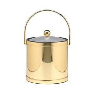 Seau à glace en métal/acier de luxe vintage personnalisable pour restaurants fêtes de noël bar décontracté bain à boissons de restaurant valent - Product Image 1