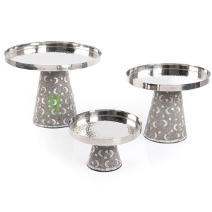 New Product Mother Of Pearl Inlay Cake Stand For Ramanda Decoration Tabletop <b>Resin</b> <b>Epoxy</b> Mold Made In Vietnam - Product Image 2