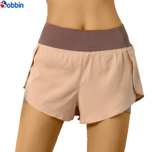 Shorts pour femmes Hot BOBBIN INDUSTRIES Qualité supérieure Été Double couche Polaire Spandex/Coton Taille haute Élastique Sportif 240g - Product Image 6