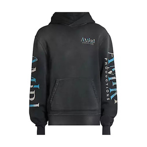 Haute qualité 500gsm poids lourd pull à capuche français Terry sweats à capuche goutte épaule sans cordes lourd surdimensionné hommes sweats à capuche - Product Image 3