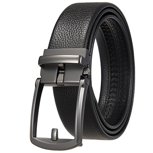 Cinturones de Cuero Vacuno para Hombre, Hebilla de Acero, Impermeables, Transpirables, de Alta Calidad, Lujosos, OEM Personalizables 2026 - Product Image 6