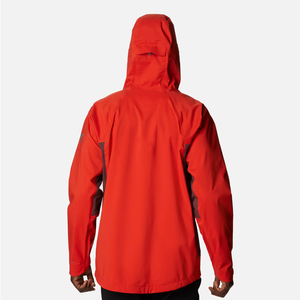Vestes de pluie personnalisées en polyester à 3 couches pour hommes Veste d'extérieur coupe-vent et respirante 2023 Nouveau design Veste de pluie - Product Image 2