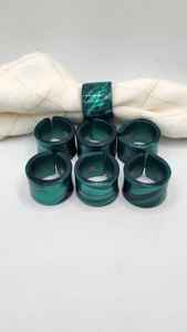 Anneau de serviette en résine multicolore fait main pour cantine, table de cuisine, anneau de serviette, artisanat en résine écologique - Product Image 5