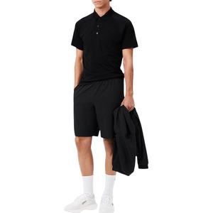 Polo de Algodón 100% Tejido para Golfistas, con Cierre de Cremallera, Estilo Casual de Negocios, Estampado Sólido, Transpirable, Ropa de Trabajo Plus 2026 - Product Image 1