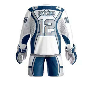 Uniforme de Hockey sobre Hielo de Secado Rápido y Transpirable de la Mejor Calidad Hecho en Pakistán, de Spandex/Poliéster para Hombre, Servicio OEM, Bordado, Entrenamiento - Product Image 6