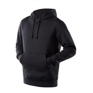 Sweats à capuche en polaire de couleur personnalisée pour hommes Poche kangourou Manches longues Séchage rapide Pull respirant pour l'hiver à séchage rapide Respirant - Product Image 4