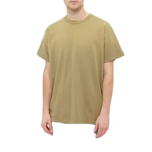 2024 High Quality Custom Plain Cotton Men's T Shirt Vintage Washed Drop-Shoulder Unisex Custom Oversized T-shirts For Men