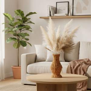 Vase TERA en écorce de bananier, artisanat - Product Image 5